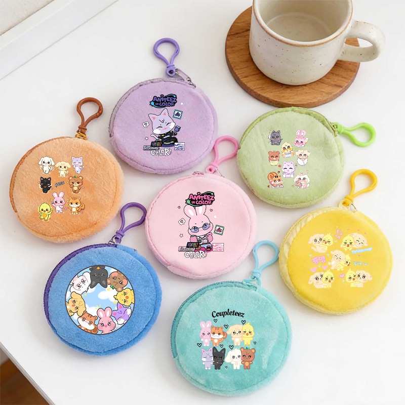 Women Bags With Wallet - Portmonetki Kpop ATEEZ Idol z breloczkiem,