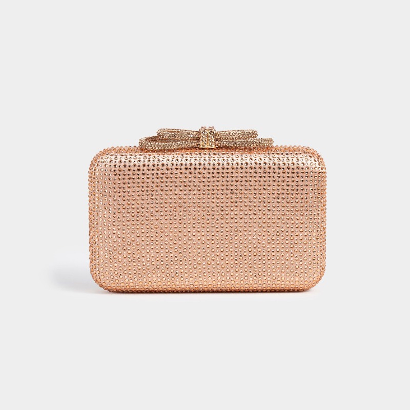 Clutch Bag Evening - Błyszczące Kryształowe Kopertówki Damskie, Całkowicie Ozdobione