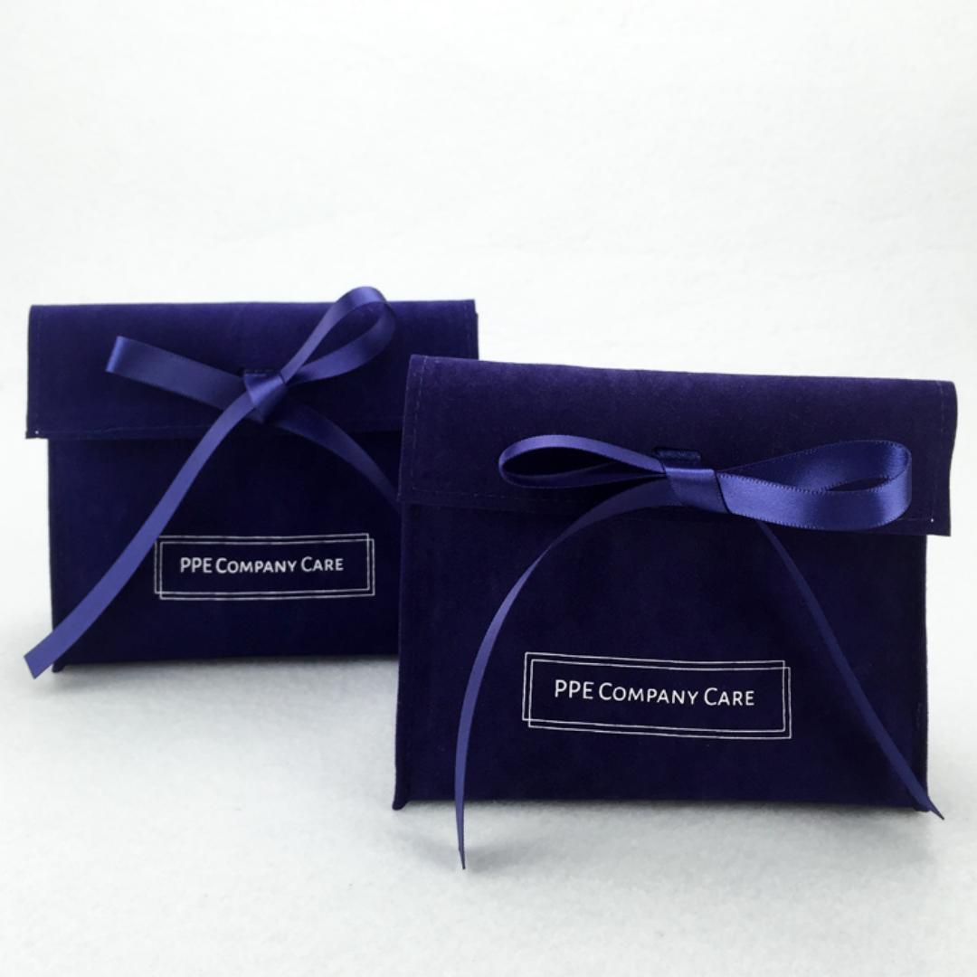 Flap Bag Envelope - Woreczek na biżuterię z klapką, imitacja