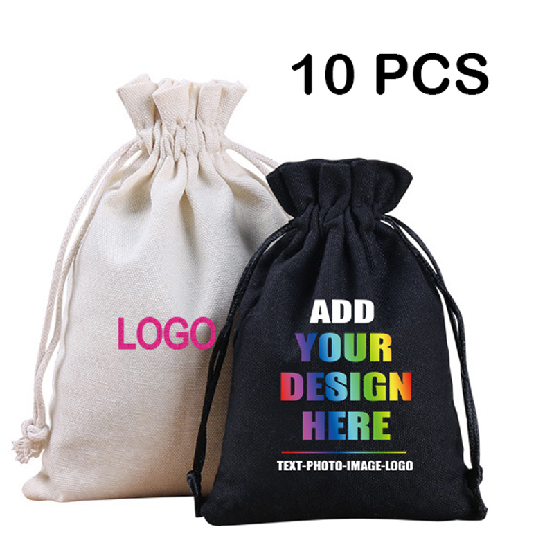 Women Bags Price - 10 sztuk/partia z nadrukiem Logo bawełniane