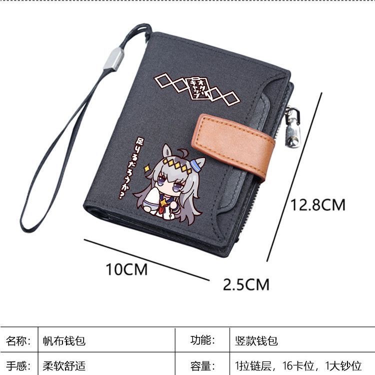 Women Bags With Wallet - Portfelik Anime Japońskie Małe Kuri Hat