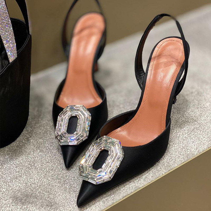 Sandały z klamrą z cyrkoniami, – Women Bags For Party recenzja i cena