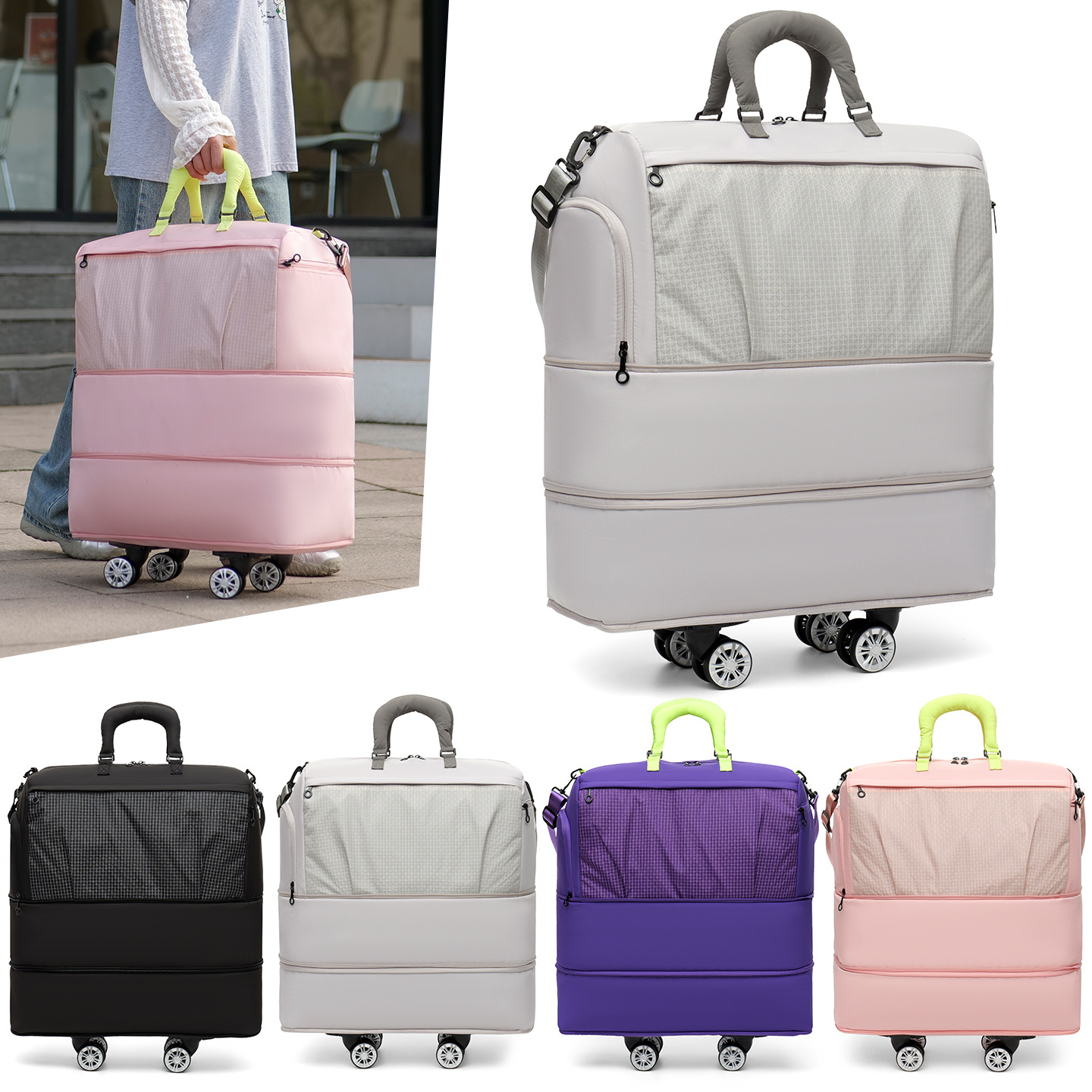 Unisexowa walizka podróżna na  – Women'S Kipling Bags recenzja i cena