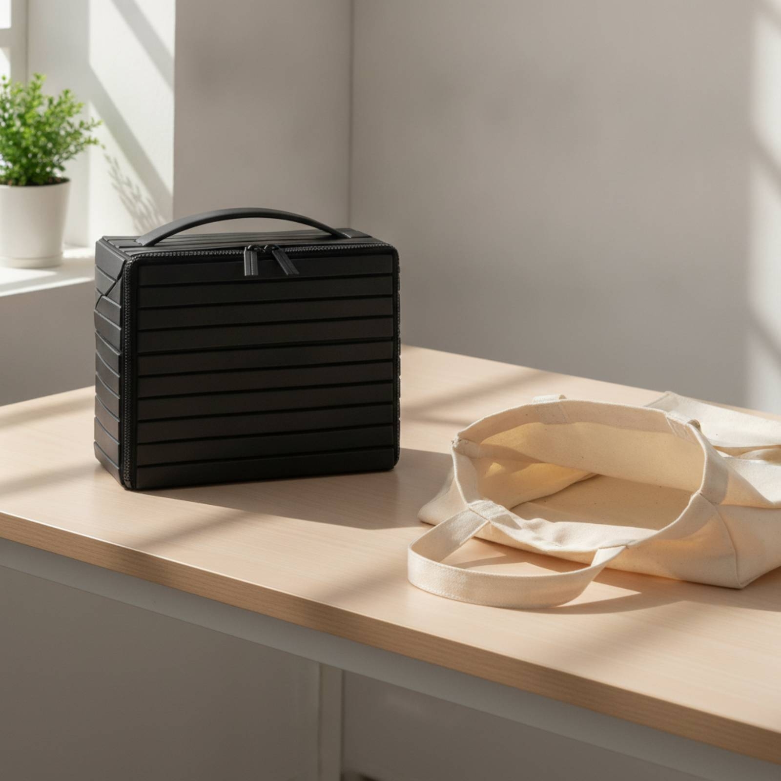 Kosmetyczka z uchwytem, twarda – Box Bag Rigid recenzja i cena
