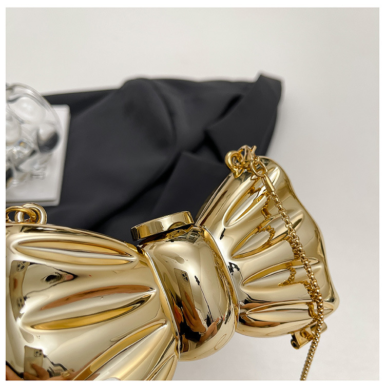 Błyszcząca Złota Metalowa Tore – Clutch Bag Evening recenzja i cena