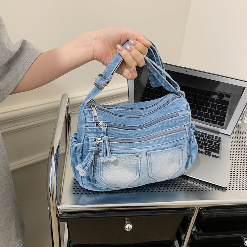 Koreańska Moda Sprany Denim Ko – Women'S Kipling Bags recenzja i cena