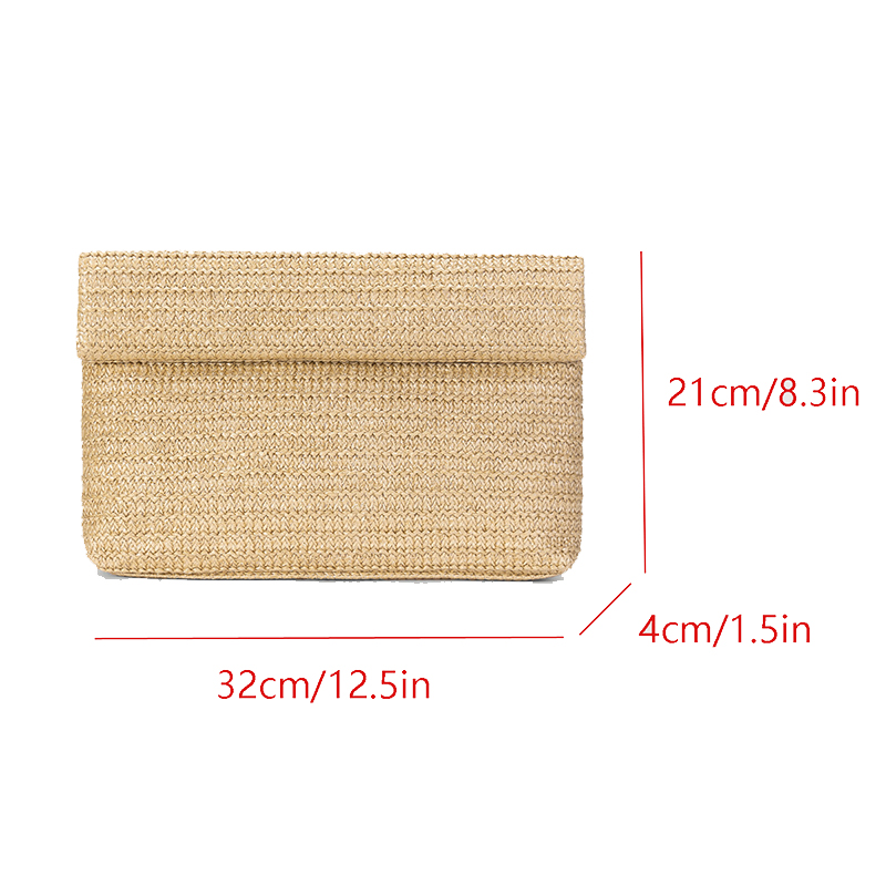 3 szt. Torebki damskie ze słom – Flap Bag Envelope recenzja i cena