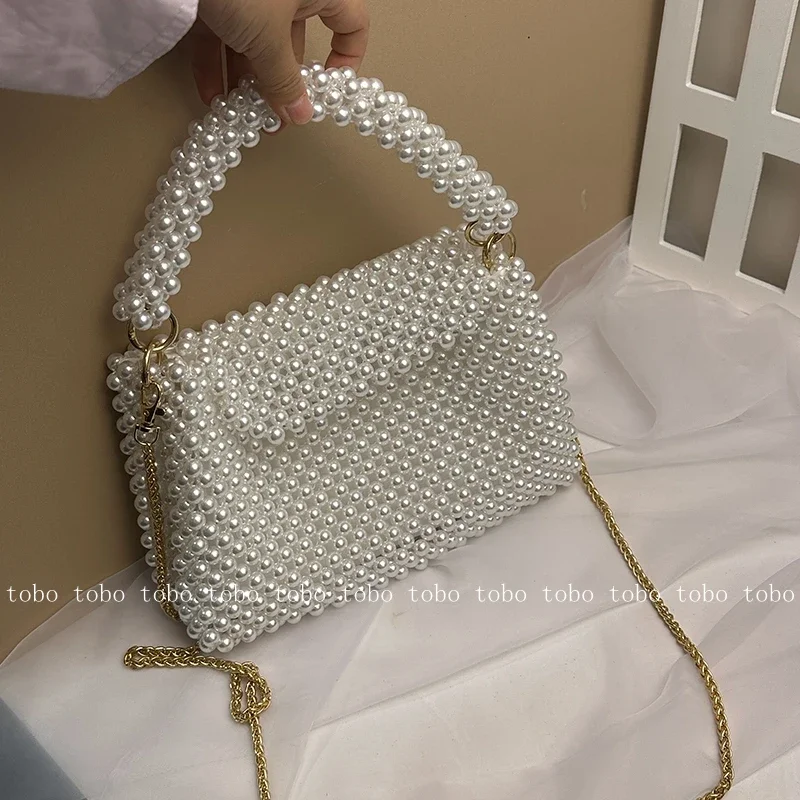 Ins Superlatives Pearl Bead Wa – Women Bags With Wallet recenzja i cena