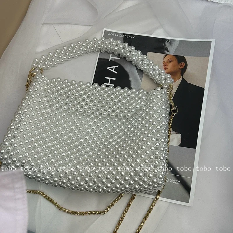 Ins Superlatives Pearl Bead Wa – Women Bags With Wallet recenzja i cena
